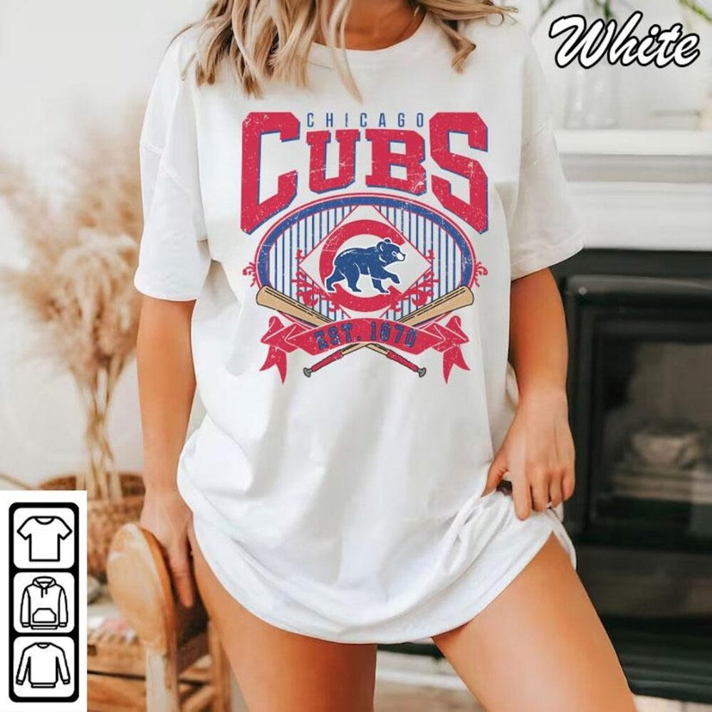 Vintage Chicago Cubs T-shirt Chicago Baseball Shirt Chicago T-shirt Vintage Base